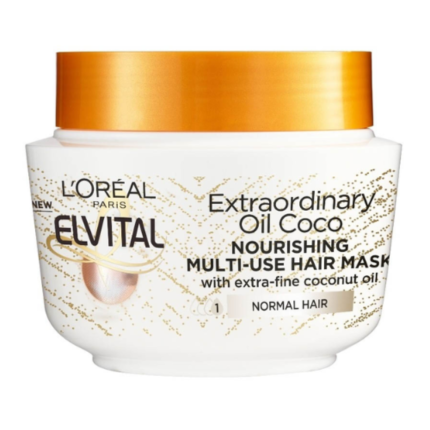 لوريال ماسك لشعر زيت جوز الهند 300 مل