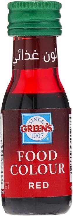 لون غذائي احمر 6 12 28 مل
