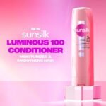 ⁦بلسم صانسيلك لومينوس 100 يرطب وينعم الشعر  350 مل⁩ - الصورة ⁦2⁩