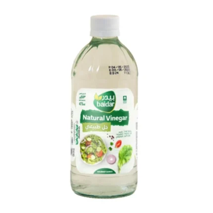 خل ابيض طبيعي قوارير بيدر 473 مل