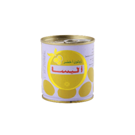 اليسا زيتون اخضر مدور صغير 100جرام