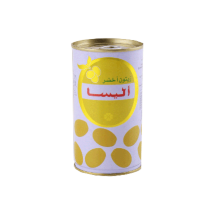 اليسا زيتون اخضر مدور كبير 200جرام