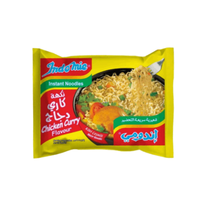 شعرية اندومي نكهة كاري دجاج 75 جرام